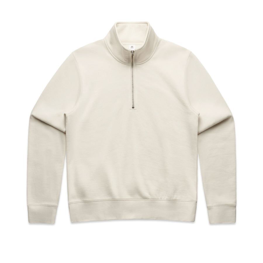 4125 wos half zip crew ecru
