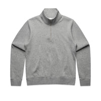 4125 wos half zip crew grey marle