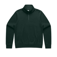 4125 wos half zip crew pine green