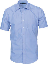 Mens Premier Poplin Business Shirts - Short Sleeve