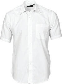 Mens Premier Poplin Business Shirts - Short Sleeve