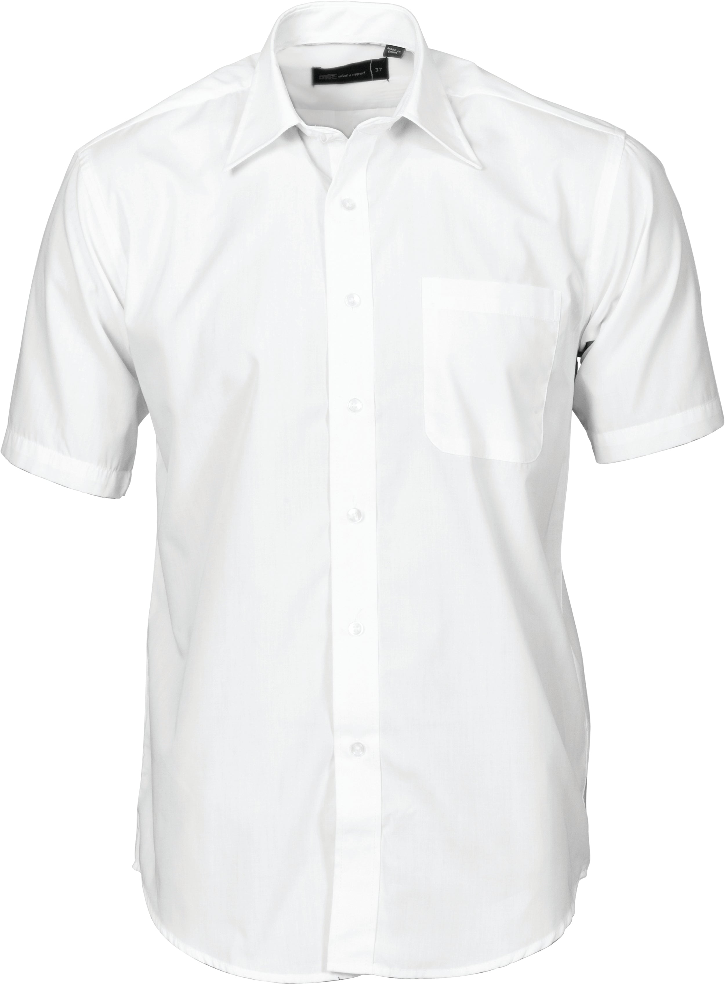 Mens Premier Poplin Business Shirts - Short Sleeve