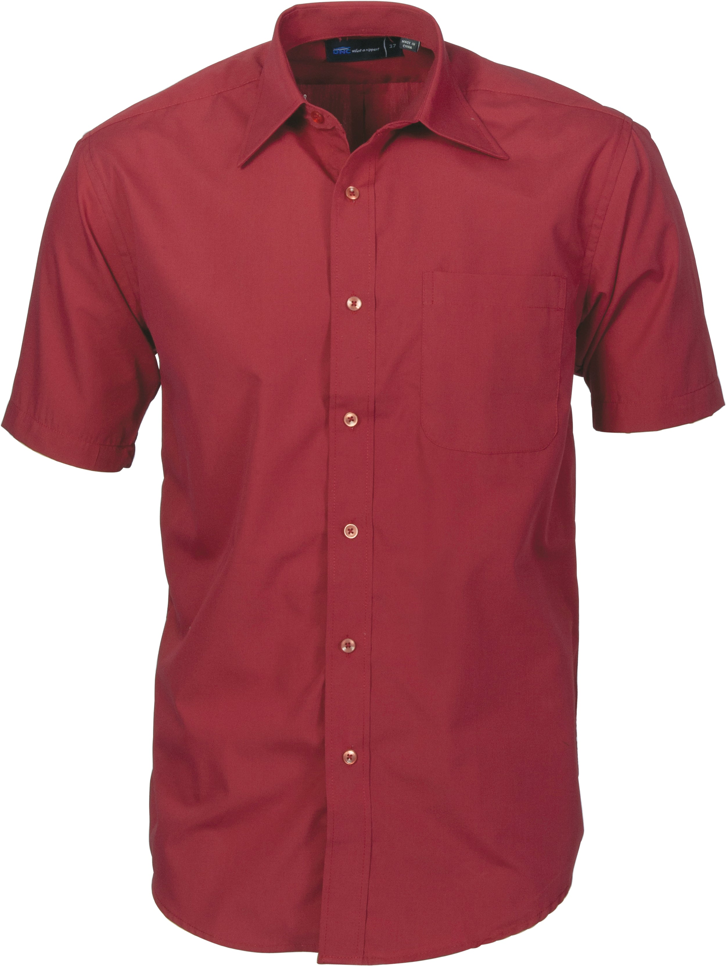 Mens Premier Poplin Business Shirts - Short Sleeve