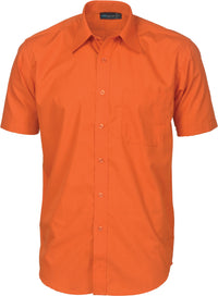 Mens Premier Poplin Business Shirts - Short Sleeve