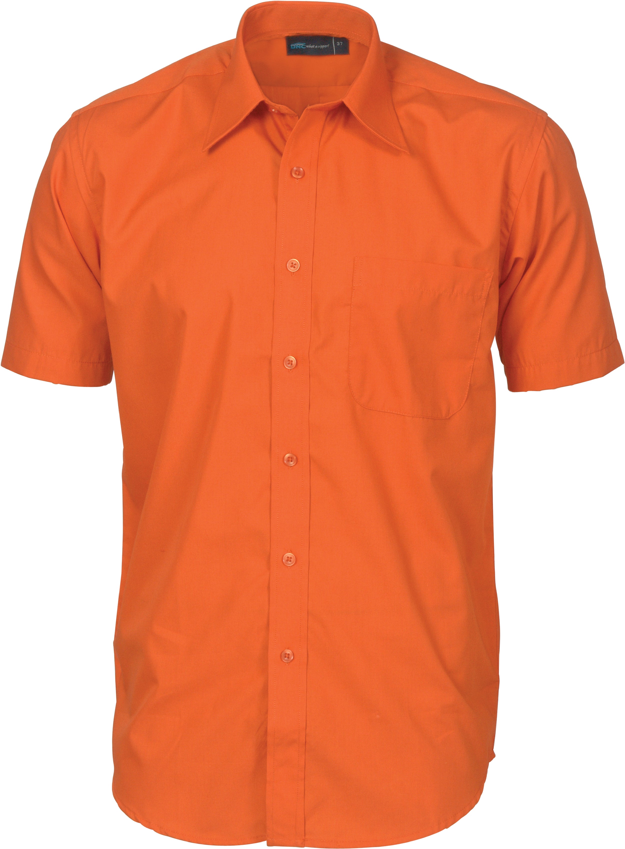 Mens Premier Poplin Business Shirts - Short Sleeve