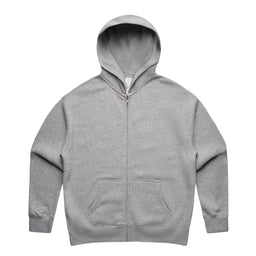 4162 wos relax zip hood grey marle
