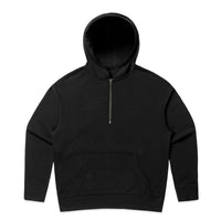 4164 wos relax half zip hood black
