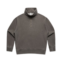 4167 wos relax faded half zip faded grey