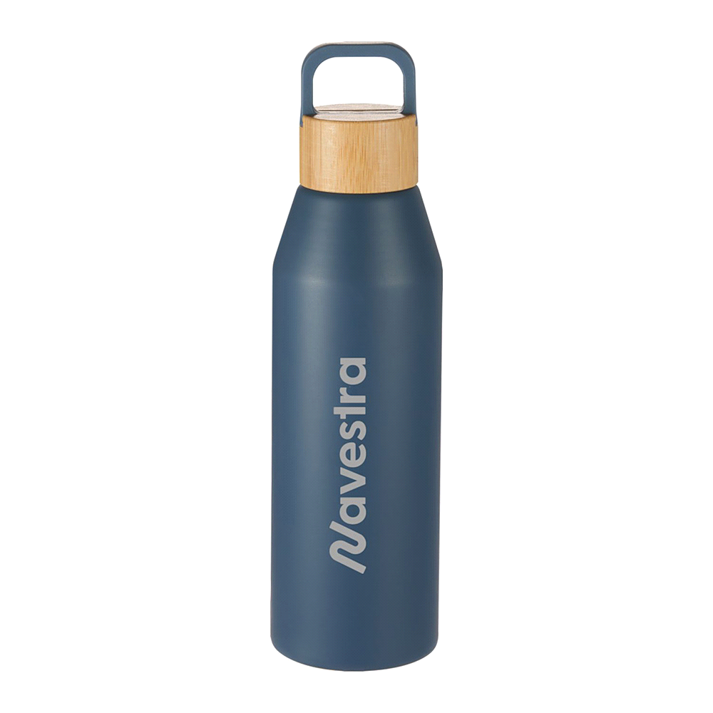 Aspen Recycled Bottle with Bamboo Lid - 1L