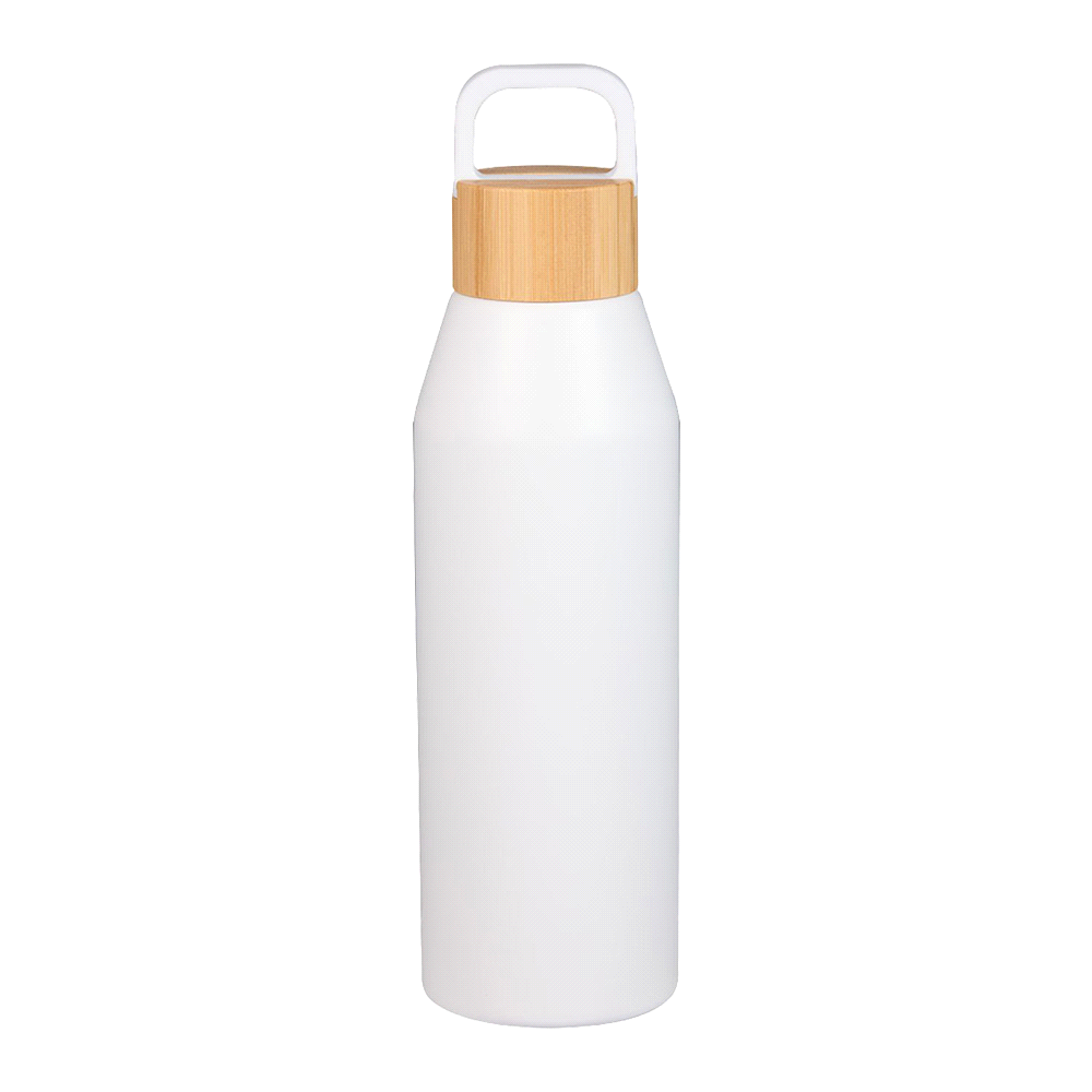Aspen Recycled Bottle with Bamboo Lid - 1L