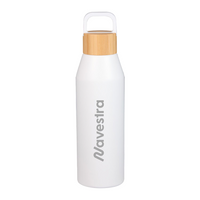 Aspen Recycled Bottle with Bamboo Lid - 1L