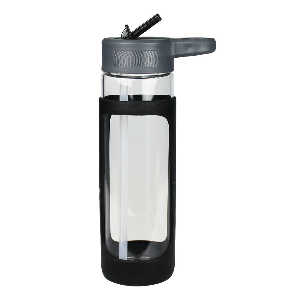 Glass Bottle w/ Silicone Cover 600ml