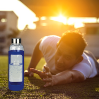 Glass Bottle w/ Silicone Cover 500ml