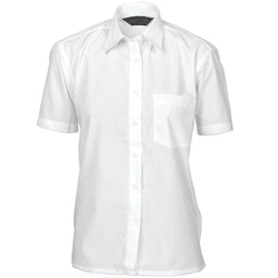 Ladies Polyester Cotton
Poplin Shirt - Short Sleeve