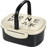 Plastic & Wheat Straw Lunch Box