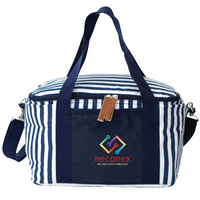 Striped Cotton Canvas Cooler 16L