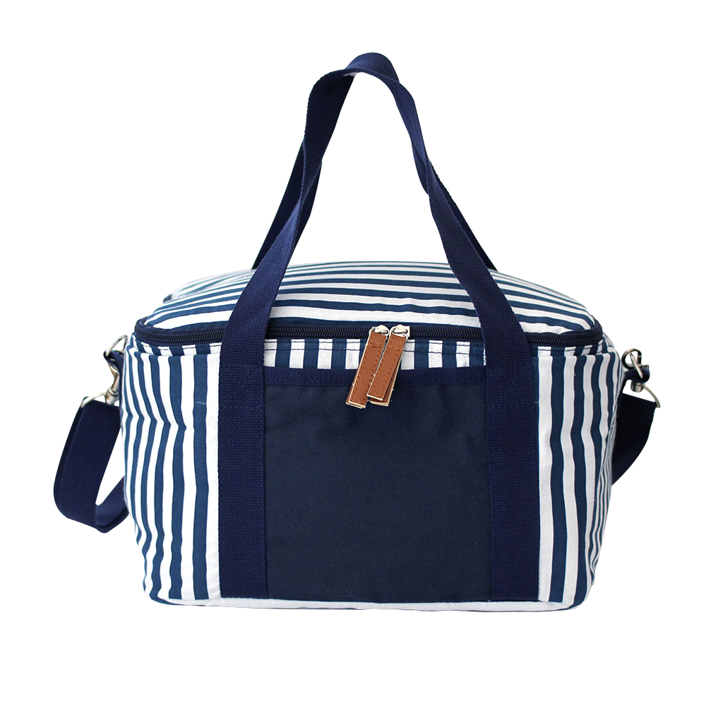 Striped Cotton Canvas Cooler 16L