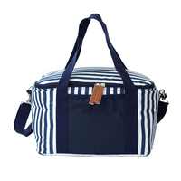 Striped Cotton Canvas Cooler 16L