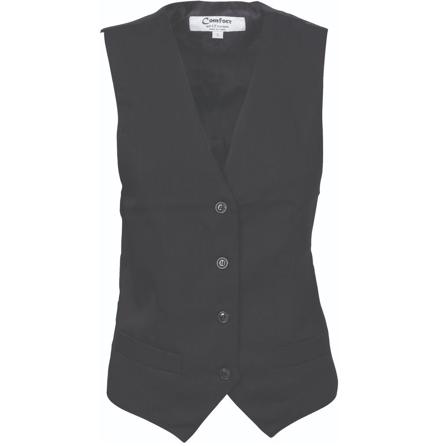 Ladies Black Vest