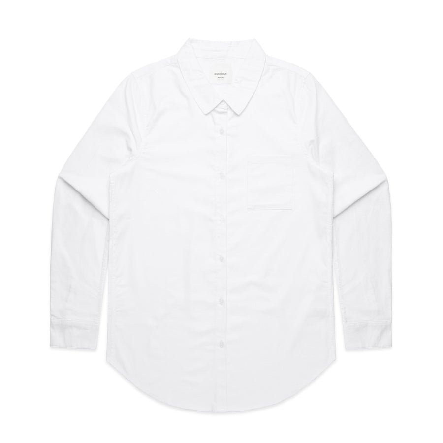 4401 wos oxford shirt white