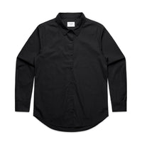 4406 wos poplin shirt black
