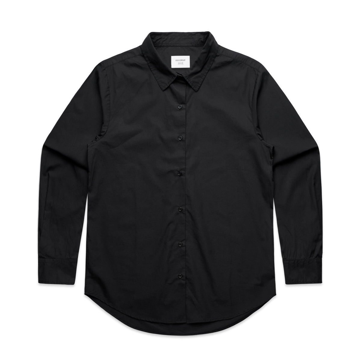 4406 wos poplin shirt black