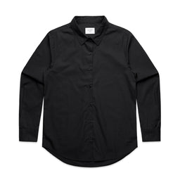 4406 wos poplin shirt black