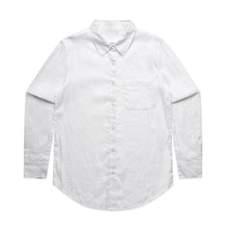 4418 wos linen shirt white