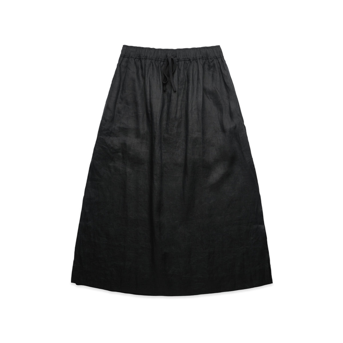 4428 linen skirt black