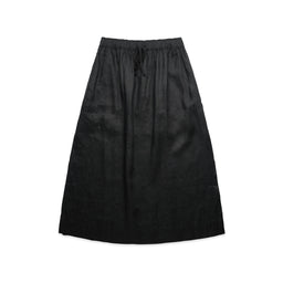 4428 linen skirt black