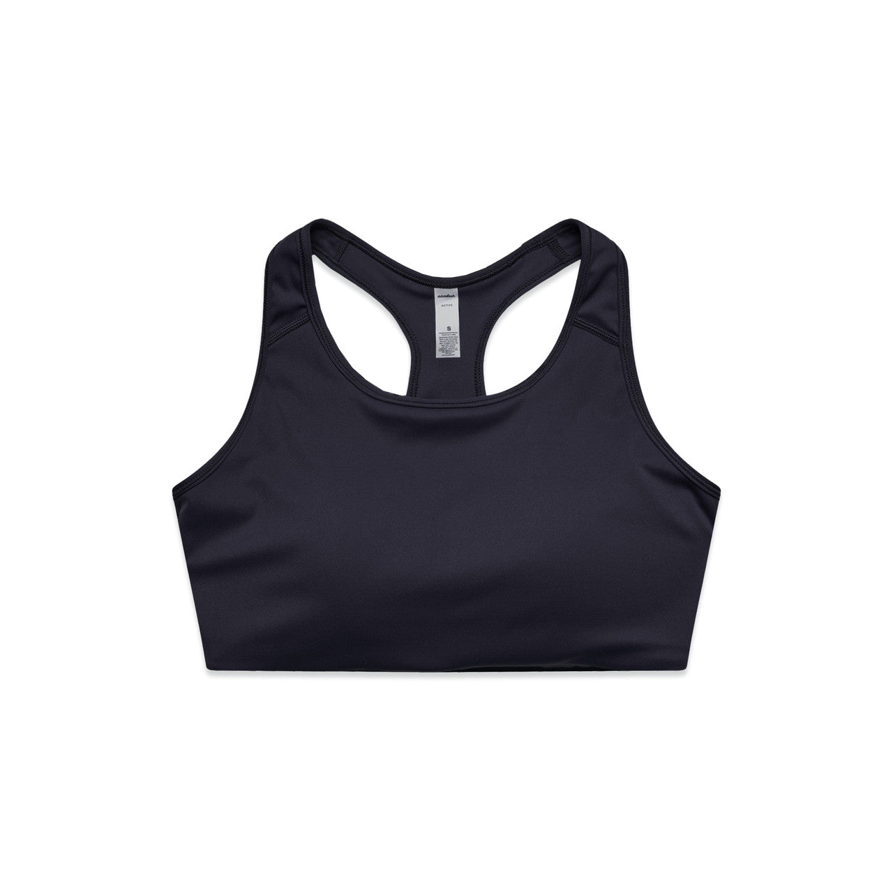 4640 wos active bra top ink blue