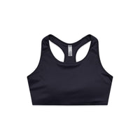4640 wos active bra top ink blue