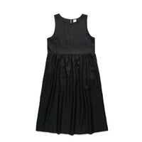 4904 wos linen dress black