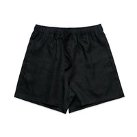 4919 wos linen shorts black