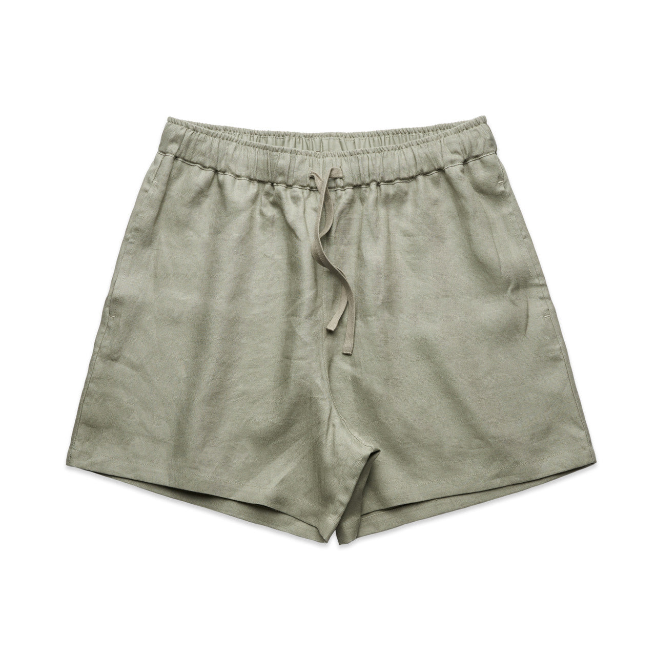 4919 wos linen shorts eucalyptus