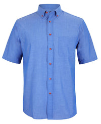 JB's S/S INDIGO CHAMBRAY SHIRT -S