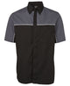 PODIUM MOTO SHIRT BLACK/RED/WHITE-S