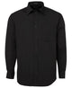 JB's L/S POPLIN SHIRT BLACK - S