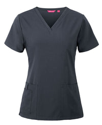 JB's LADIES NU SCRUB TOP INDIGO