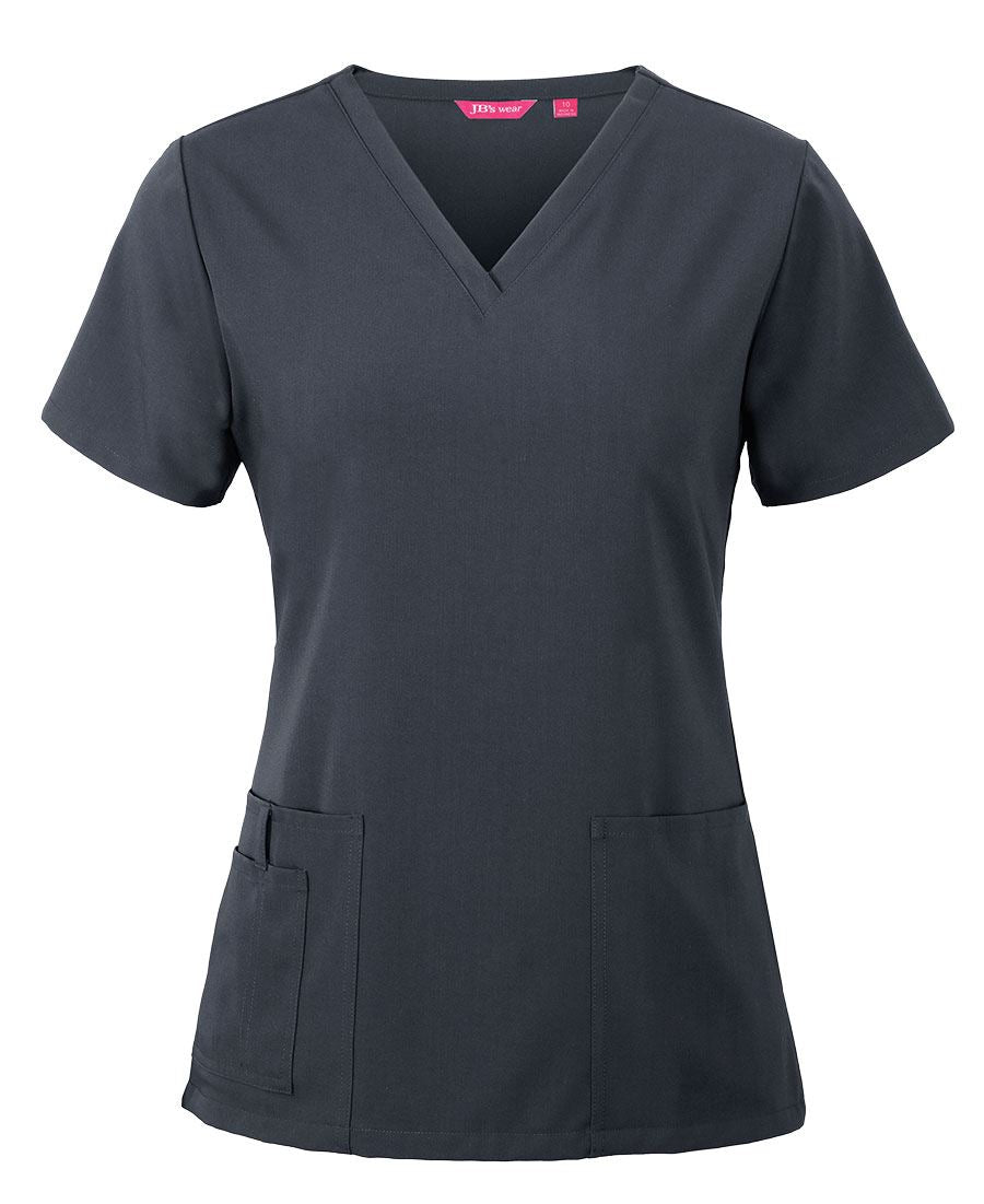 JB's LADIES NU SCRUB TOP INDIGO