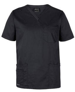 JB's UNISEX PREMIUM SCRUBS TOP BLACK - 3XS