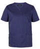 JB's UNISEX PREMIUM SCRUBS TOP BLACK - 3XS