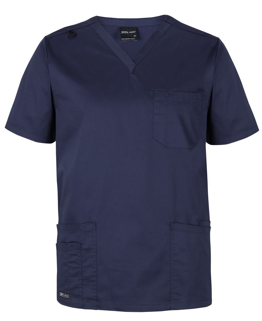 JB's UNISEX PREMIUM SCRUBS TOP BLACK - 3XS