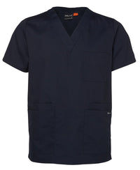 JB's UNISEX SCRUBS TOP BLACK - 3XS