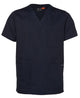 JB's UNISEX SCRUBS TOP BLACK - 3XS
