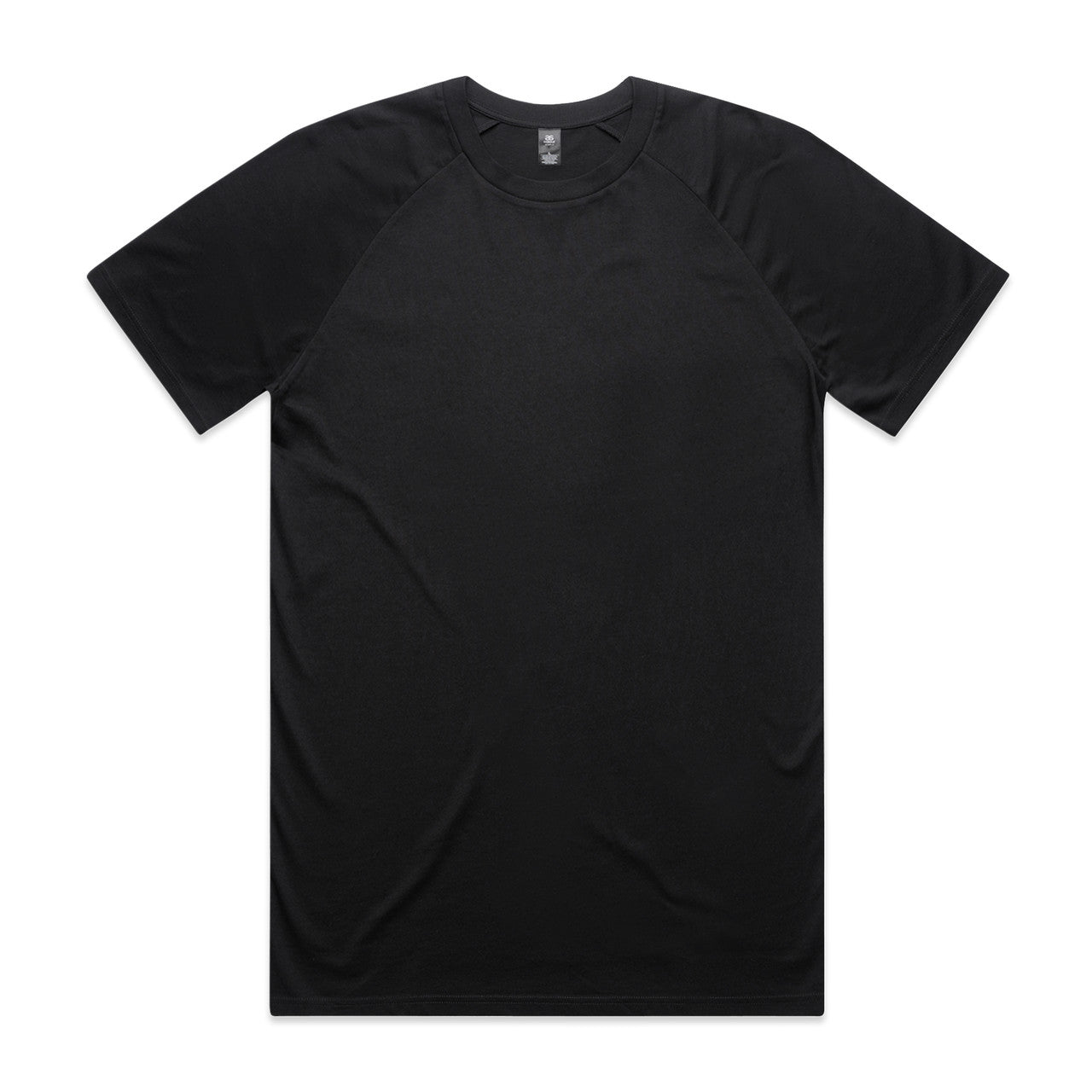 5001r staple raglan tee black