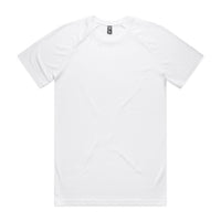 5001r staple raglan tee white