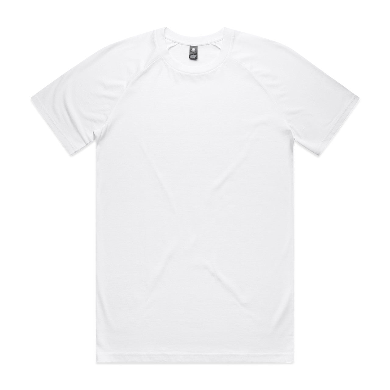 5001r staple raglan tee white