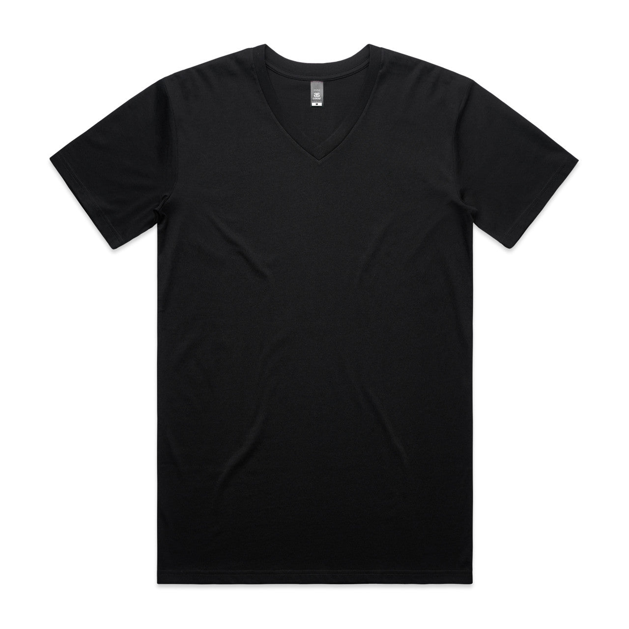 5001v staple v neck black