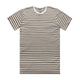 5028 staple stripe tee natural/walnut